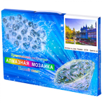 Алмазная мозаика Alingar, на подрамнике, с полным заполнением, (глянц), 20х30 см, 20 цветов, "Пятигорск. Лермонтовская галерея"