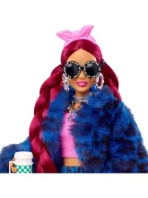 Кукла Барби Экстра в синем спортивном костюме HHN09