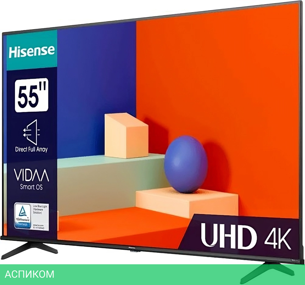 Телевизор LED Hisense 55" 55A6K