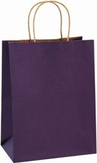Пакет Крафт 220*120*250 с кручеными ручками "Dark Violet"