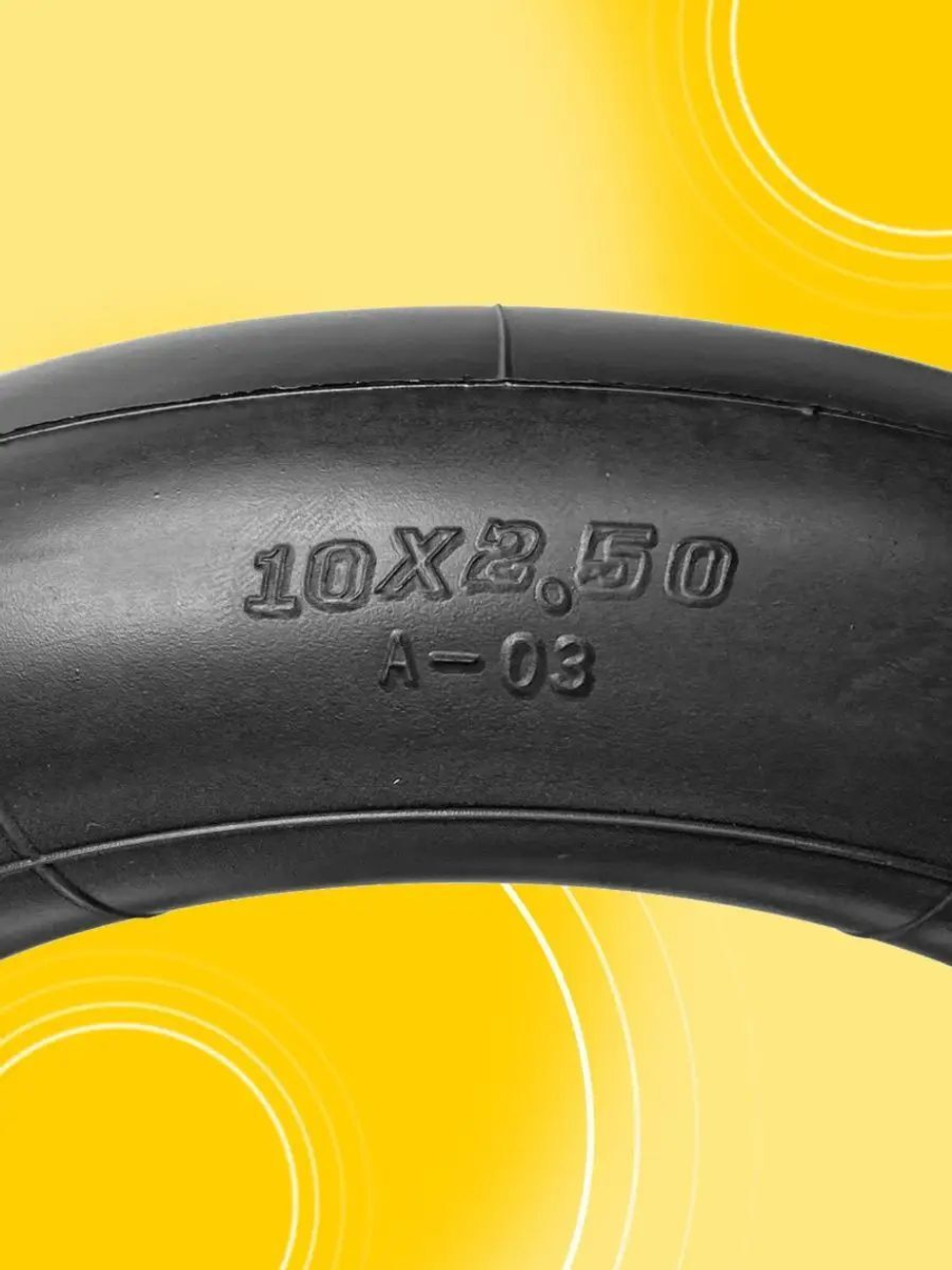 Камера 10x2.5 дюйма для электросамоката Kugoo M4, M4 Pro, Max Speed, G1