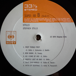 Виниловая пластинка Stephen Stills – Stills LP