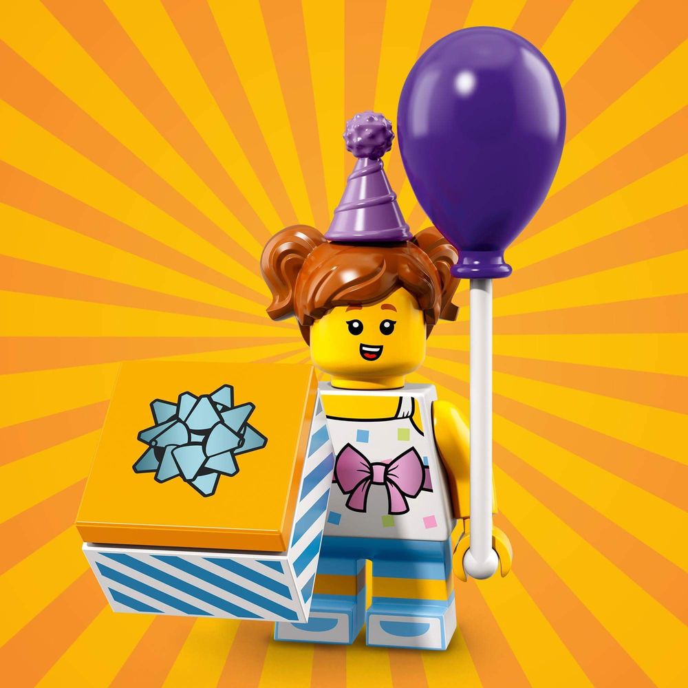 Минифигурка LEGO     71021 - 6   Девушка на дне рождения