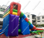 Надувная водная горка для бассейна «Красочный спуск» 12*6*6 м