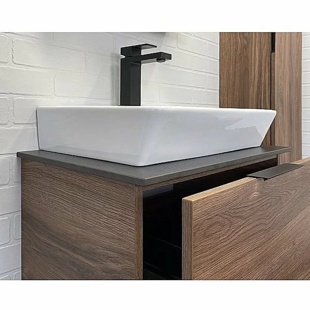 Тумба с раковиной Comforty Порто 00-00010677 60 дуб тёмно-коричневый