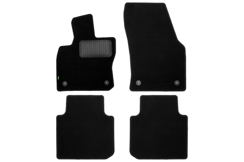 Коврики в салон для SKODA Kodiaq, 2016-, кроссовер, 4 шт. (текстиль) KLEVER02451901210KH