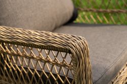 "Гранд Латте" лаунж-зона из искусственного ротанга, цвет соломенный