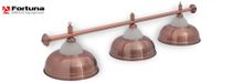 Светильник Fortuna Crown Red Bronze 3 плафона