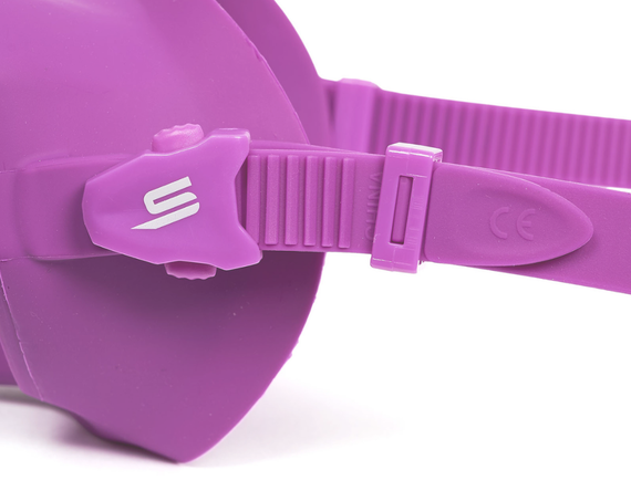 Маска Salvimar NEO, пурпурная, АНТИФОГ