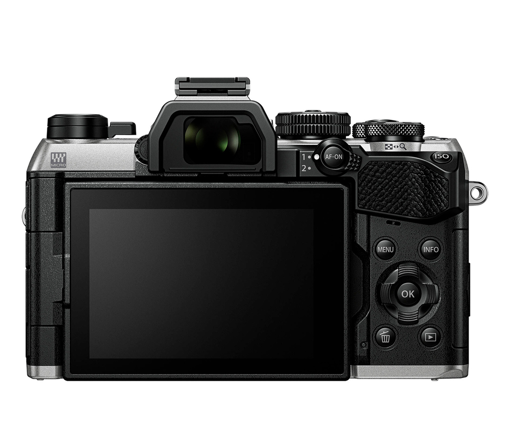 Беззеркальный фотоаппарат OM System OM-5 Mark II Kit 12-45mm f/4 PRO серебристый