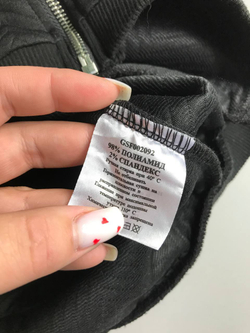 Бомбер Gloria Jeans на молнии с веселой надписью на спине 46 размер