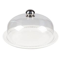 Блюдо круглое d 30,5 см с крышкой для хранения и выкладки P.L. Proff Cuisine