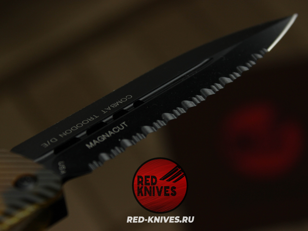 Нож Microtech Troodon Ultem Magnacut D/E PS - черный клинок RK/Н120