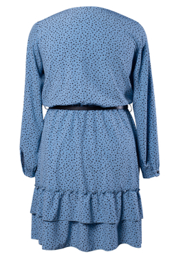 Платье женское 1454АПБ, горох #176Горб051454АПБ