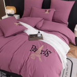 КПБ Mood of Paris на резинке MPR014, Евро, 4 наволочки, простынь 160*200*35