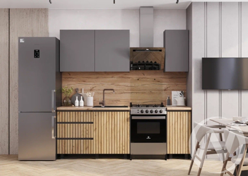 Кухня Шерлок 1;6 (крафт/графит)