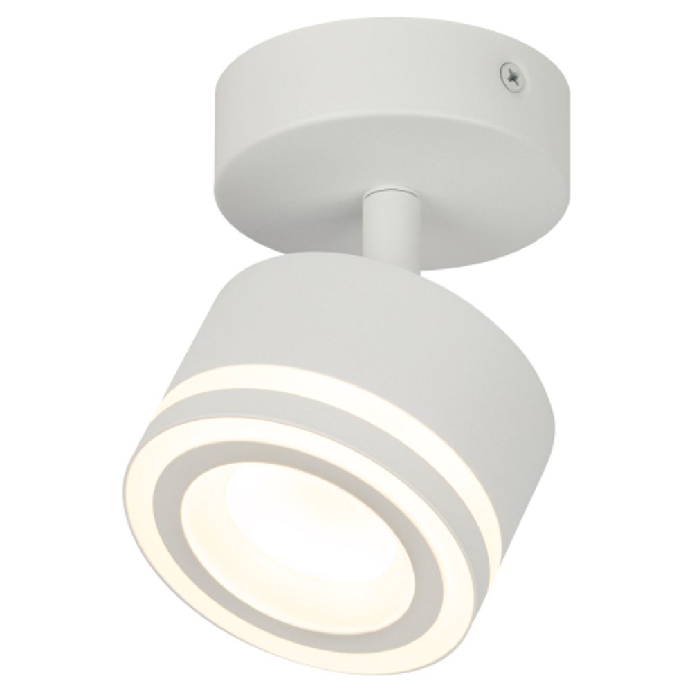 Светильник настенно-потолочный спот ЭРА OL52 WH под лампу GX53 белый IP20 | Накладные светильники