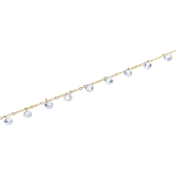 Колье-капли, золото