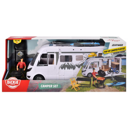 Игровой набор кемпера серии Play Life от Dickie Toys, автомобильный комплект кемпера Hymer + аксессуары