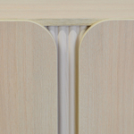 Тумба, 150х40х75, Ола, напольная, под телевизор, комод, белый / дуб шамони, Dipriz