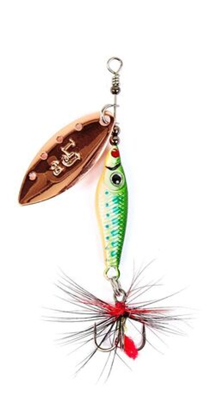 Блесна вращающаяся Lucky John TRIAN BLADE LONG 06.0г 005