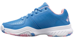 детские Кроссовки теннисные K-Swiss Court Express Omni - silver lake blue/white/orchid pin