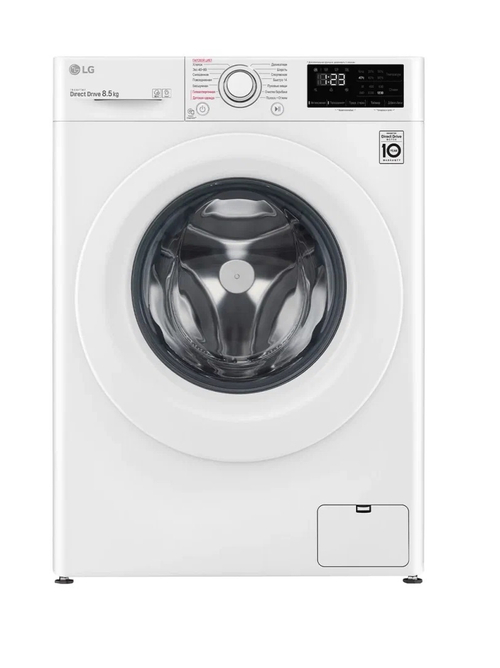 Стиральная машина LG F2V3GS3W белая,8,5кг,1200об,с дисплеем,стиральная машина с паром