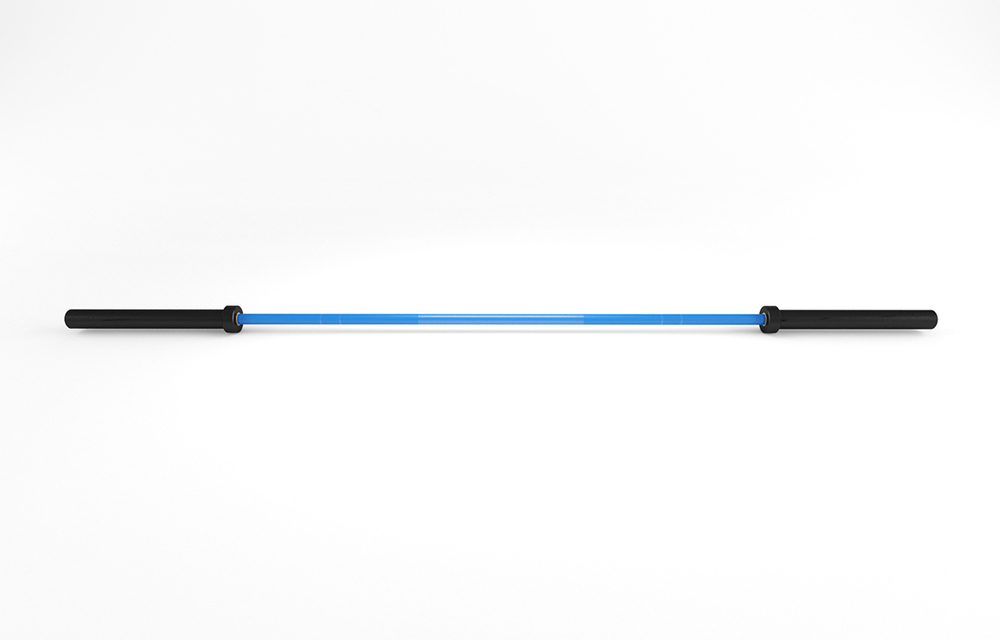 Гриф STECTER Bear Bar 28 мм (20 кг, синий/черный)