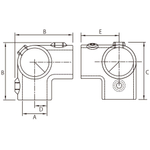 KUPO KPC-A1409 3 Way 90-Degree pipe clamp (tube O.D. 42.4mm). Зажим для труб