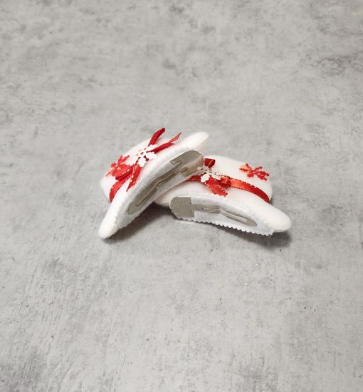 Комплект новогодних заколок рога Оленя, 2 шт