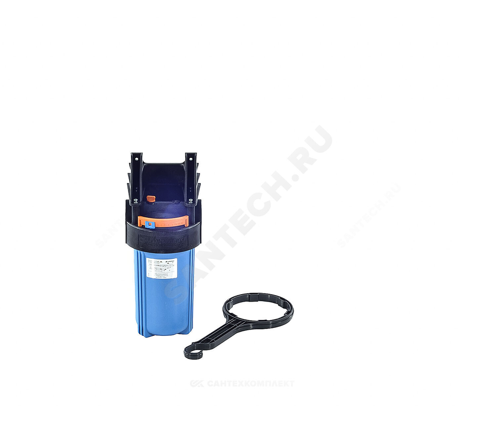 Корпус фильтра 1 М 1" ВР Ру10 1-ст без картриджей Slim Line 10" Джилекс 9053
