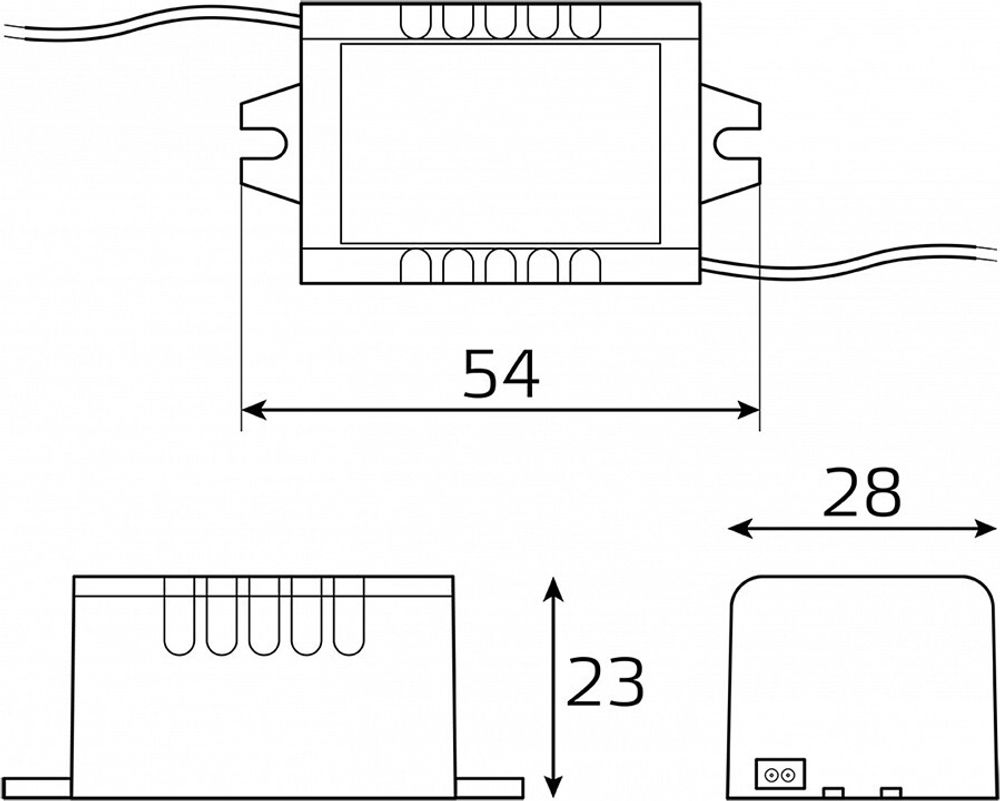 Блок питания с проводом Gauss  BT520