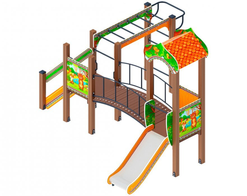 Детский игровой комплекс Полянка ДИК 1.16.06-01 Н 750