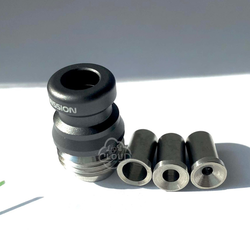 Mission XV Cosmos sleeve Boro drip tip by YFTK