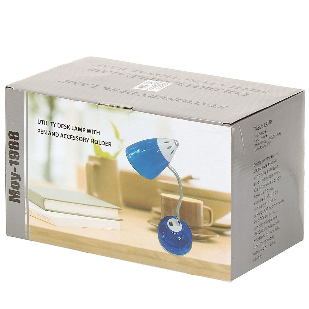 Светильник настольный с пеналом, E27, 40 Вт, черный, SPE17156-17H