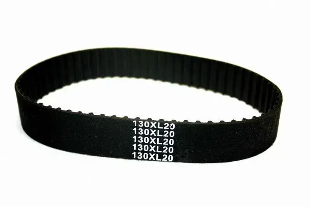 Ремень 130-XL-20 мм для электрорубанка РЕБИР, REBIR 5708/5709, ДИОЛД РЭ2000, ШТУРМ Sturm Р1020-76, длина 330 мм, 65 зубов. Каталожный номер 65Б