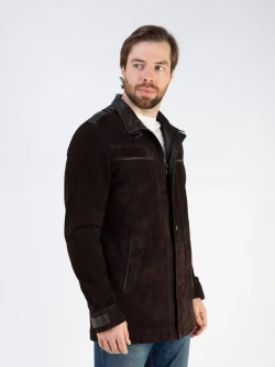 Кожаная куртка демисезонная пальто замша