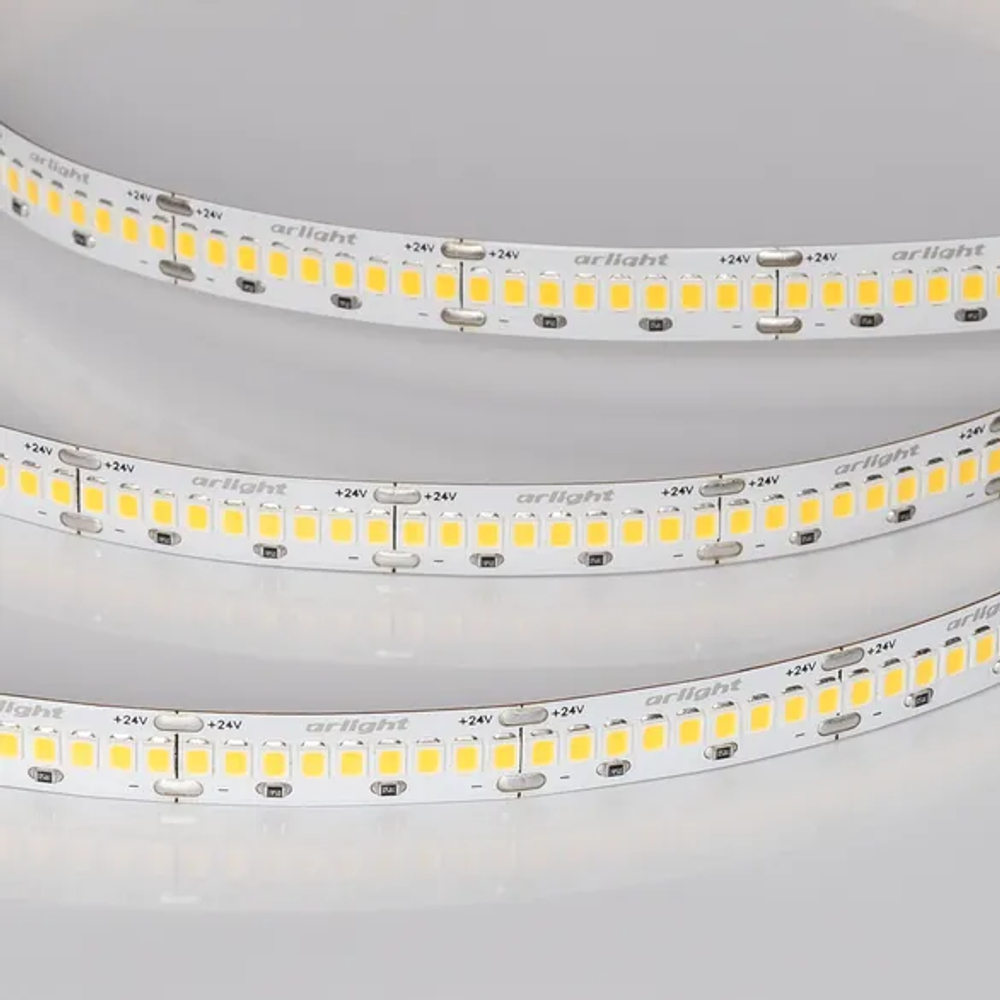 Светодиодная лента ULTRA-A288-10mm 24V Warm3000 (17 W/m, IP20, 5m) (Arlight, высок.эфф.200 лм/Вт) 054931