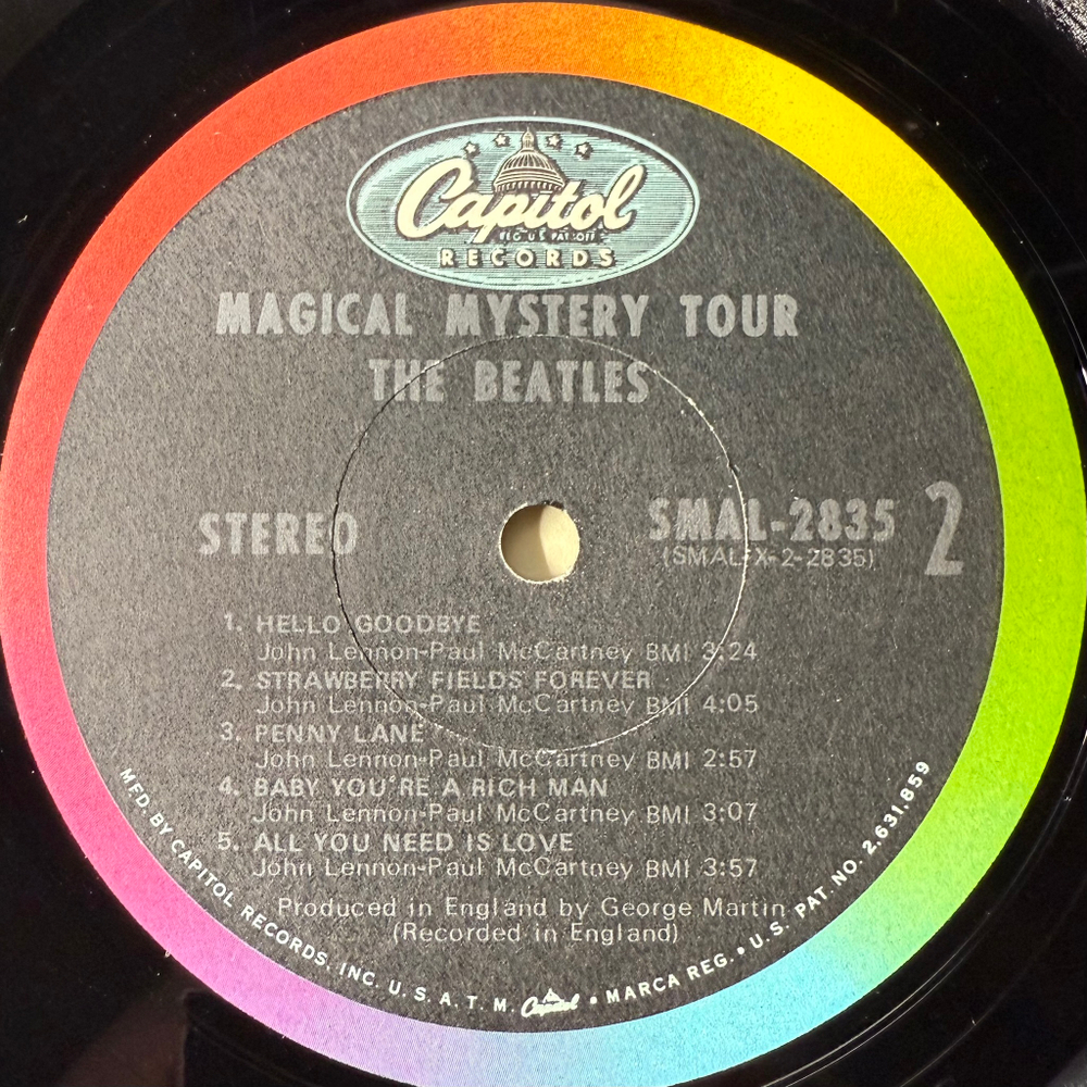 The Beatles ‎– Magical Mystery Tour (США 1968г.)
