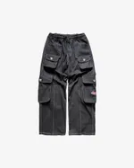 Купить Джинсы SoWhat? Карго Плотные Широкие Черные Джинсы SoWhat? Карго Плотные Широкие Черные