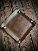 Кожаный дайстрей, миска для кубов.