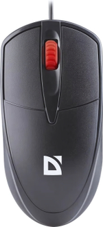 Мышь проводная Defender MB-057 Icon Black 3D,бесшумная,1,8м,1000dpi