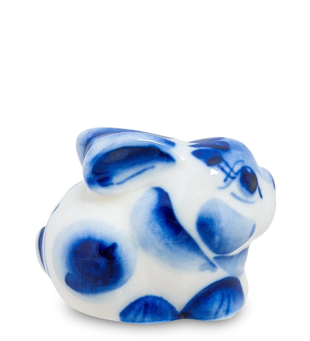 ГЛ- 211 Фигурка «Кролик» (Гжельский фарфор)