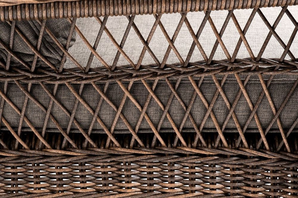 "Гранд Латте" кресло из искусственного ротанга, цвет коричневый