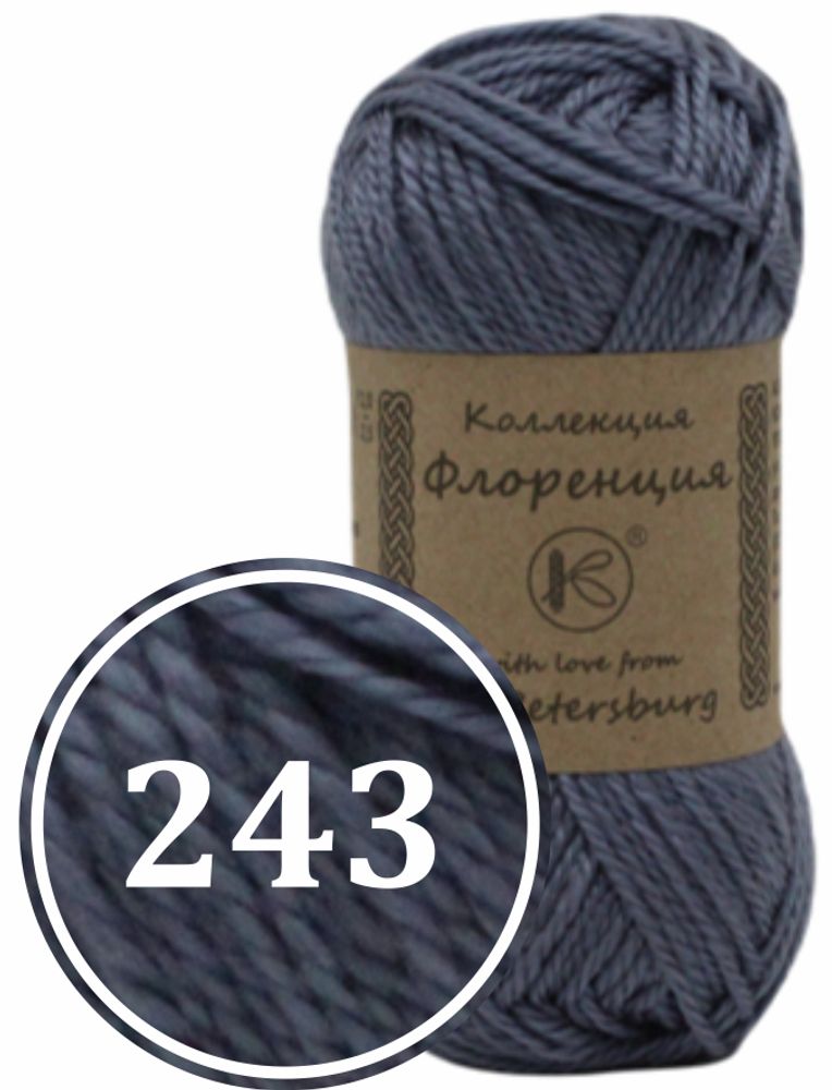 Пряжа синтетическая &quot;Флоренция&quot; 50г (243)