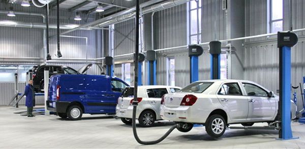 Вентиляция в автосервисе требует оригинальных решений