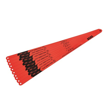 200 C/10 PCS Сменные полотна по металлу (18 зубьев), комплект из 10 шт, USAG (Италия)