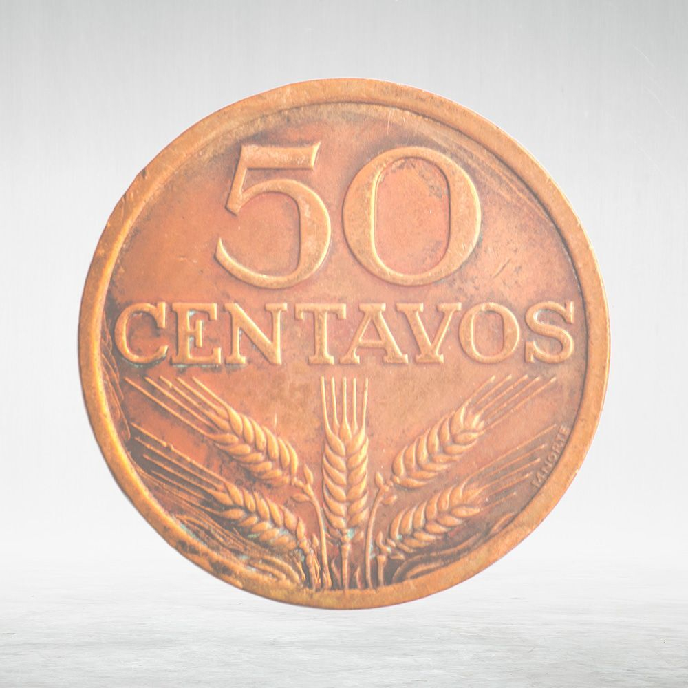 Portugal, 50 Centavos, 1976, VF