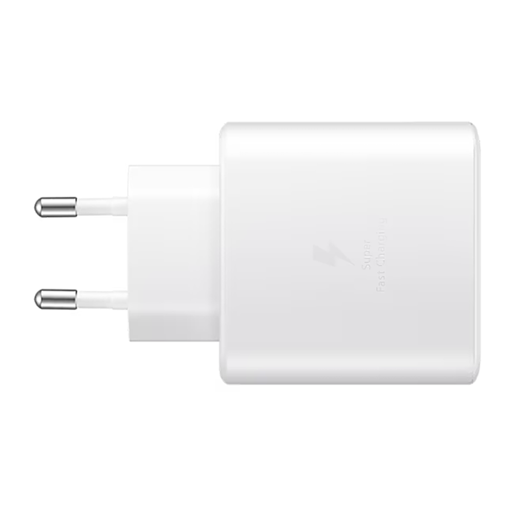 Сетевое зарядное устройство Samsung мощностью 45 Вт (USB-C) и кабель USB-C (1 м) (EP-TA845), белый