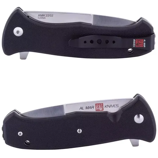 Складной нож Al Mar Mini S.E.R.E. AL/AMK2200 c клинком из стали D2, рукоять G10